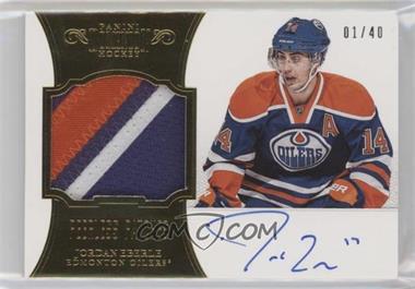 2012-13 Panini Dominion - Peerless Patches #80 - Jordan Eberle /40