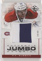 P.K. Subban [EX to NM] #/49