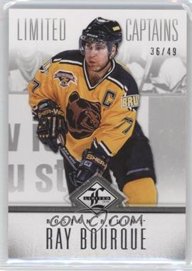 2012-13 Panini Limited - [Base] - Silver #188 - Limited Captains - Ray Bourque /49