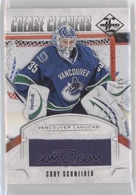 2012-13 Panini Limited - Crease Cleaners Materials - Patch #CC-CS - Cory Schneider /5