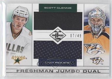 2012-13 Panini Limited - Freshman Jumbo Dual Materials #FD-GP - Chet Pickard, Scott Glennie /49