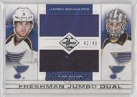 Jaden Schwartz, Jake Allen #/49