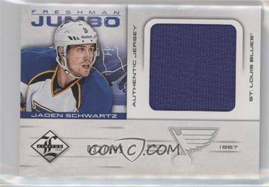 2012-13 Panini Limited - Freshman Jumbo Materials #FJ-JS - Jaden Schwartz /199