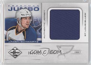 2012-13 Panini Limited - Freshman Jumbo Materials #FJ-JS - Jaden Schwartz /199