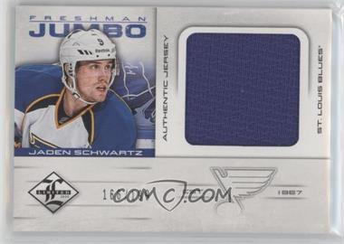 2012-13 Panini Limited - Freshman Jumbo Materials #FJ-JS - Jaden Schwartz /199