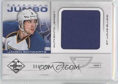 2012-13 Panini Limited - Freshman Jumbo Materials #FJ-JS - Jaden Schwartz /199