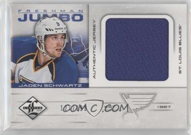 2012-13 Panini Limited - Freshman Jumbo Materials #FJ-JS - Jaden Schwartz /199