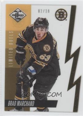 2012-13 Panini Limited - Limited Duels - Gold #LD-12A - Brad Marchand /10