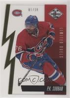 P.K. Subban [Noted] #/10