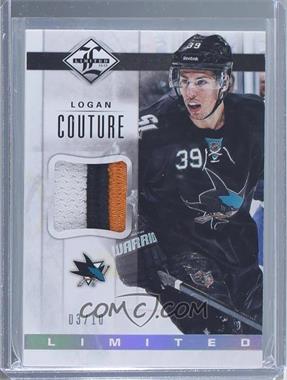 2012-13 Panini Limited - Limited Jerseys - Patch #LJ-LC - Logan Couture /10
