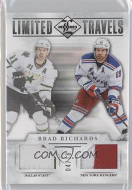 2012-13 Panini Limited - Limited Travels Dual Materials - Patch #TD-RIC - Brad Richards /10