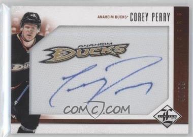 2012-13 Panini Limited - Monikers Patch Signatures #M-PE - Corey Perry /99