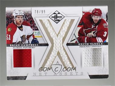 2012-13 Panini Limited - Net Assets #NA-BCKY - Brian Campbell, Keith Yandle /99