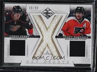 Corey Perry, Scott Hartnell [EX to NM] #/99