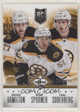 2012-13 Panini Limited - Rookie Redemptions #R-BOS - Boston Bruins (Dougie Hamilton, Ryan Spooner, Carl Soderberg) /499