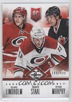 Carolina Hurricanes (Elias Lindholm, Jared Staal, Ryan Murphy) #/499