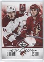 Phoenix Coyotes (Chris Brown, Lucas Lessio) #/499