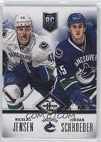 Vancouver Canucks (Nicklas Jensen, Jordan Schroeder) #/499