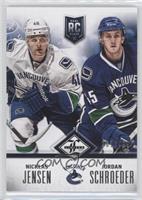 Vancouver Canucks (Nicklas Jensen, Jordan Schroeder) #/499