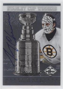 2012-13 Panini Limited - Stanley Cup Winners - Signatures #SC-24 - Gerry Cheevers /99