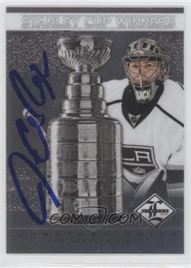 2012-13 Panini Limited - Stanley Cup Winners - Signatures #SC-35 - Jonathan Quick /99