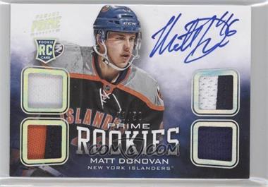 2012-13 Panini Prime - [Base] - Holo Silver #135 - Prime Rookies - Matt Donovan /50