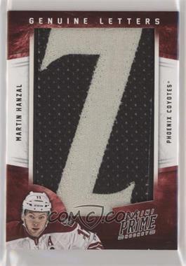 2012-13 Panini Prime - Genuine Letters #31 - Martin Hanzal /6