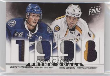 2012-13 Panini Prime - Prime Duals - Prime #26 - Vincent Lecavalier, David Legwand /50