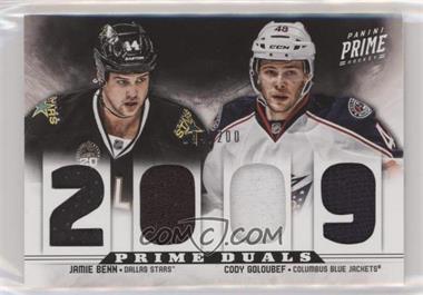 2012-13 Panini Prime - Prime Duals #12 - Cody Goloubef, Jamie Benn /200