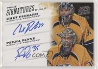 2013-14 Panini Prime Update - Chet Pickard, Pekka Rinne #/50