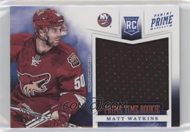 2012-13 Panini Prime - Prime Time Rookies #13 - Matt Watkins /99