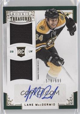 2012-13 Panini Rookie Anthology - [Base] #103 - Rookie Treasures - Lane MacDermid /699