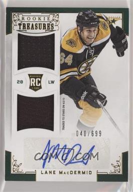 2012-13 Panini Rookie Anthology - [Base] #103 - Rookie Treasures - Lane MacDermid /699