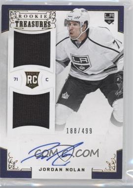 2012-13 Panini Rookie Anthology - [Base] #124 - Rookie Treasures - Jordan Nolan /499