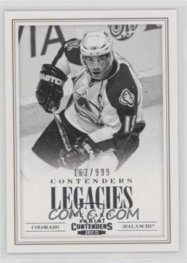 2012-13 Panini Rookie Anthology - Contenders Legacies #L17 - Joe Sakic /999