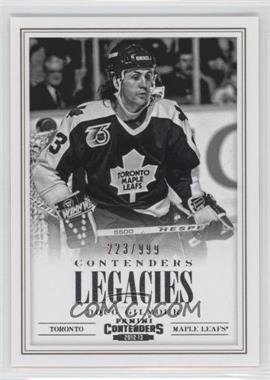 2012-13 Panini Rookie Anthology - Contenders Legacies #L19 - Doug Gilmour /999