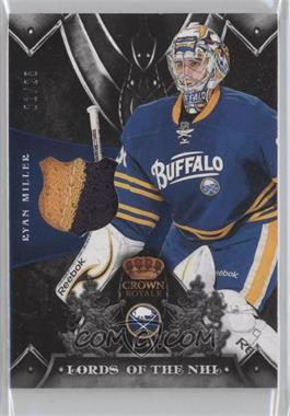 2012-13 Panini Rookie Anthology - Crown Royale Lords of the NHL - Prime #LN-RM - Ryan Miller /25