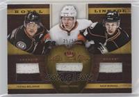 Teemu Selanne, Corey Perry, Nick Bonino [EX to NM] #/50