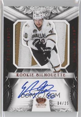 2012-13 Panini Rookie Anthology - Crown Royale Silhouette Materials - Patch #78 - Rookie Signature - Ryan Garbutt /25