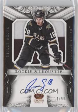 2012-13 Panini Rookie Anthology - Crown Royale Silhouette Materials - Prime #48 - Rookie Signature - Reilly Smith /99