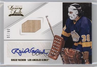 2012-13 Panini Rookie Anthology - Luxury Suite - Gold Autographs #37 - Rogie Vachon /10