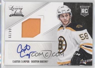 2012-13 Panini Rookie Anthology - Luxury Suite #54 - Rookie Autograph - Carter Camper /99