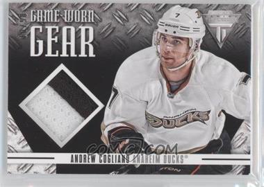 2012-13 Panini Rookie Anthology - Titanium Game Worn Gear - Prime #GG-AC - Andrew Cogliano /50