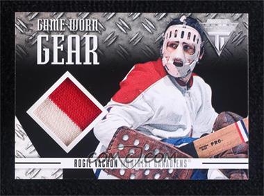 2012-13 Panini Rookie Anthology - Titanium Game Worn Gear - Prime #GG-RV - Rogie Vachon /50