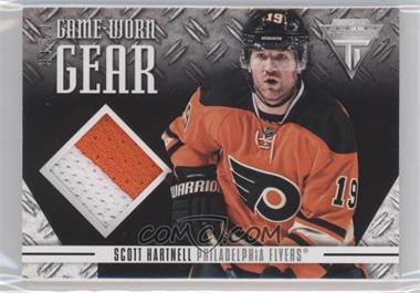 2012-13 Panini Rookie Anthology - Titanium Game Worn Gear - Prime #GG-SH - Scott Hartnell /50