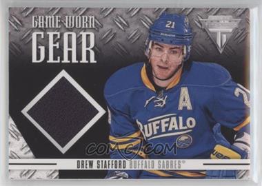 2012-13 Panini Rookie Anthology - Titanium Game Worn Gear #GG-DW - Drew Stafford