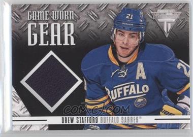 2012-13 Panini Rookie Anthology - Titanium Game Worn Gear #GG-DW - Drew Stafford