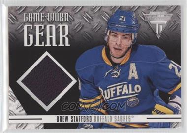 2012-13 Panini Rookie Anthology - Titanium Game Worn Gear #GG-DW - Drew Stafford