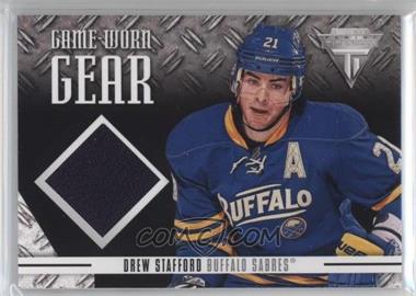 2012-13 Panini Rookie Anthology - Titanium Game Worn Gear #GG-DW - Drew Stafford