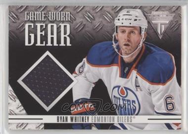 2012-13 Panini Rookie Anthology - Titanium Game Worn Gear #GG-RW - Ryan Whitney